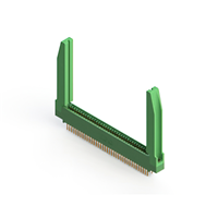 74 Position Femelle Connecteur Non spécifié - double bord Or 0,100 po (2,54mm) Vert