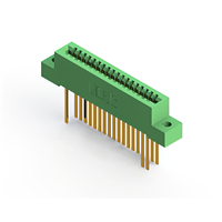 36 positionen Buchse Steckverbinder Nicht angegeben - Doppelkante Gold 0,100" (2,54mm) Grün