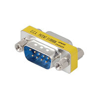 Adapter Connector D-Sub, 9 Pin Male To D-Sub, 9 Pin Male Free Hanging (In-Line)