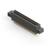 40 positionen Buchse Steckverbinder Nicht angegeben - Doppelkante Gold 0,100" (2,54mm) Schwarz