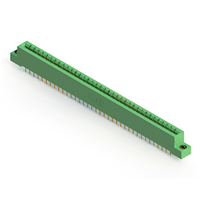 72 posizione Femmina Connettori Non specificato - Doppio bordo Oro 0,156" (3,96mm) Verde