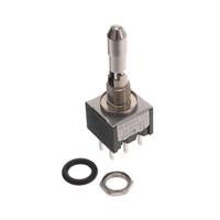 拨动开关 DPDT 面板安装