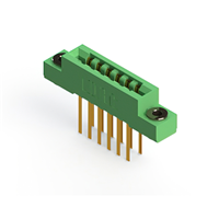 12 Position Femelle Connecteur Non spécifié - double bord Or 0,156 po (3,96mm) Vert