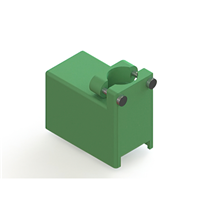 Connector Backshell with Clamp For 516 Series Plastic, 20 Position