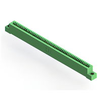 52 positionen Buchse Steckverbinder Nicht angegeben - Einzelkante Gold 0,100" (2,54mm) Grün