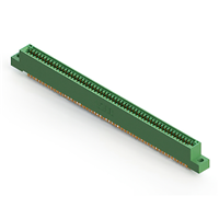 112 positionen Buchse Steckverbinder Nicht angegeben - Doppelkante Gold 0,100" (2,54mm) Grün