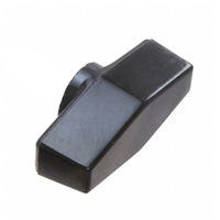 平滑型 旋鈕 軸搭配 無指示器 熱固性聚酯 黑色