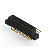 26 positionen Buchse Steckverbinder Nicht angegeben - Doppelkante Gold 0,125" (3,18mm) Schwarz