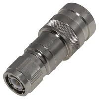 TNC Connector Plug, Male Pin 50 Ohms Free Hanging (In-Line)