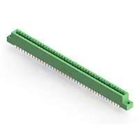 80 Position Female Connector Non Specified - Dual Edge Gold 0.156" (3.96mm) Green