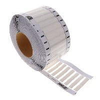 White Heat Shrinkable Label 0.394" W x 1.181" L (10.00mm x 30.00mm)