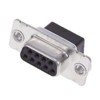 Receptacle for Female Contacts Housing D-Sub Connector 9 Position