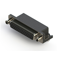 44 Position D-Sub, High Density Receptacle, Female Sockets Connector