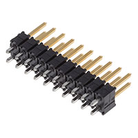 20 Position Header Spacer Connector 0.079" (2.00mm) Gold Through Hole