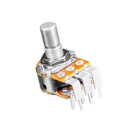 25k Ohm 1 件式 對數型 通孔式 電位器 無 1.0 匝 0.06W PC 針腳