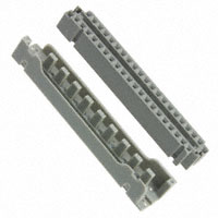 40 Rectangular Connectors - Housings Receptacle 0.100" (2.54mm)