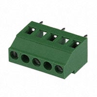 3 Position Wire to Board Terminal Block Horizontal with Board 0.400" (10.16mm) Through Hole