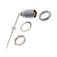 2 Position Circular Connector Receptacle, Female Sockets Solder