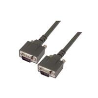 D-Sub Cable Assembly DB9 Gray 5.00' (1.52m) Plug, Male Pins to Plug, Male Pins Shielded