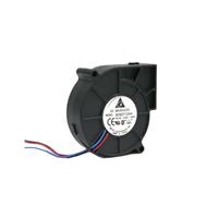Fan Blower 12VDC Square/Rounded - 50mm L x 50mm H Ball 4.5 CFM (0.126m³/min) 3 Wire Leads