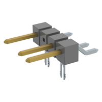 Connector Header Surface Mount, Right Angle 4 position 0.100" (2.54mm)