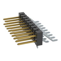 Connector Header Surface Mount, Right Angle 18 position 0.100" (2.54mm)