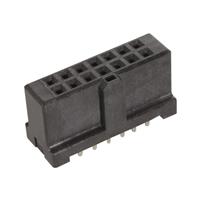 14 Position Receptacle Connector 0.100" (2.54mm) Through Hole Gold