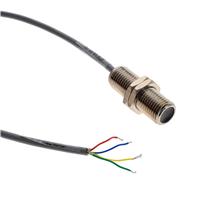 磁性 霍爾效應開關 磁體 開路集電極 電纜引線 圓柱形、有螺紋 - M12