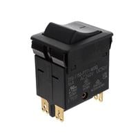 斷路器 熱敏式 16A 250 V AC 50 V DC 翹板 面板安裝