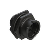 7 Position Circular Connector Receptacle Housing Panel Mount Cap (Cover)
