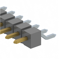 Steckverbinder, Steckleiste Oberflächenmontage, rechtwinklig 16 positionen 0,100" (2,54mm)
