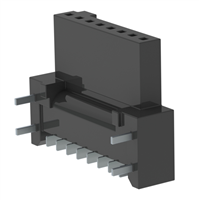 8 Position Receptacle Connector 0.050" (1.27mm) Surface Mount, Right Angle Gold