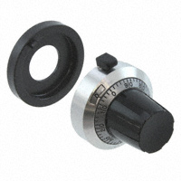 0.250" (6.35mm) Shaft Size 15.0 Turn Scale Dial