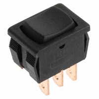 Rocker Switch SPDT 13A (AC) 125 V Panel Mount, Snap-In