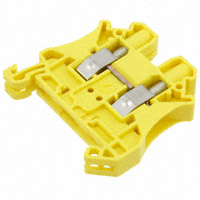 Terminal Block Connector 2 Position Feed Through Yellow 8-24 AWG