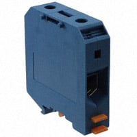 Terminal Block Connector 2 Position Feed Through Blue 1/0-6 AWG
