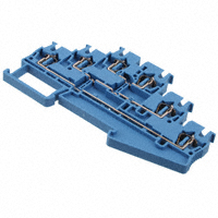 Terminal Block Connector 6 Position Feed Through Blue 12-28 AWG