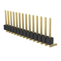 Connector Header Through Hole, Right Angle 14 position 0.100" (2.54mm)