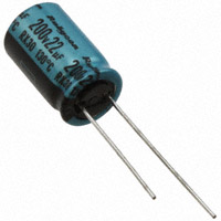 22 µF 200 V Aluminum Electrolytic Capacitors Radial, Can 2000 Hrs @ 130°C