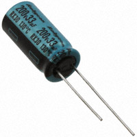 33 µF 200 V Aluminum Electrolytic Capacitors Radial, Can 2000 Hrs @ 130°C