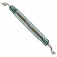 Glass Body Reed Switch SPST-NO 20 ~ 25AT Operate Range 100W 1A (AC/DC) 1000 V Surface Mount