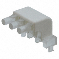 Lysleder 3 bred slett Stiv Kortmontering, Snappfeste, Høyrevinklet