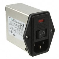 Power Entry Connector Receptacle, Male Blades - Module IEC 320-C14 Panel Mount, Flange
