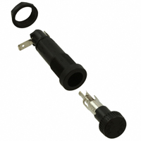 Fuse Holder 10 A 250V 1 Circuit Cartridge Panel Mount