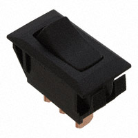 Rocker Switch SPDT 16A (AC) 125 V Panel Mount, Snap-In