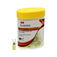 Yellow 8 Stud Spade Terminal Connector Crimp 10-12 AWG