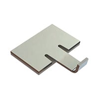 缆线 夹子，可弯曲 银 胶合剂 0.236"（6.00mm）