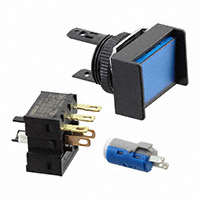 按钮开关 SPDT 标准，发光式 前面板安装