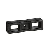 Single Opening Cable Tie Holder Black
