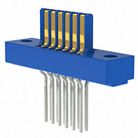 12 Position Male Connector Fits Female Edgecards Gold 0.100" (2.54mm)